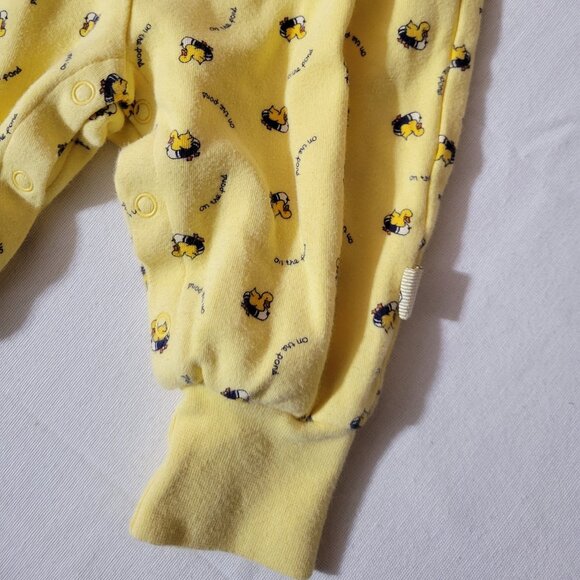 Gymboree Vintage On The Pond Used 0-3 Month Romper Duck. - Picture 2 of 3